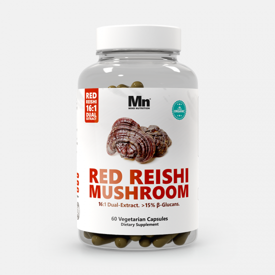 Red Reishi Mushroom 16:1 Extract Capsules